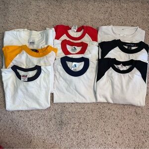 Bundle of 12 Youth Small (girls or boys) Bella Anvil Gildan Sport Tek tshirts